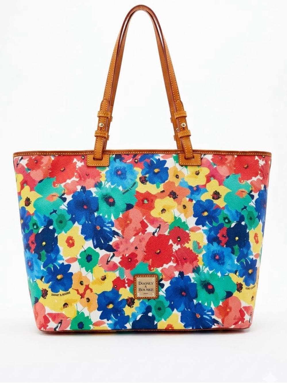 Dooney & Bourke 2019 Wildflower Floral Leisure Shopper Tote Bag